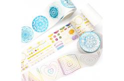 China Custom Waterproof Washi Tape Printing Decorative Foil Washi Tape supplier