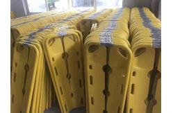 China 210CM 6CM Folding Scoop Stretcher Lightweight Foldable Stretcher ABS Handrails supplier