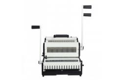 China Double Loop Wire And Plastic Spiral Coil Punching Binding Machine supplier