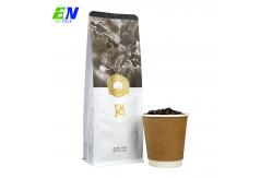 China Customized Label Coffee Powder Bag VMPET Box Bottom Zipper Pouch supplier