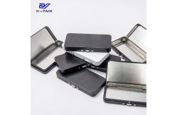 China Weed Packing Rectangle Metal Box Prevent Children From Opening Design supplier