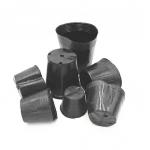 HDPE Plastic Nursery Pot Onion Seeds Growing Black Pots For Greenhouse for sale