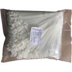 120mm Length Nylon Cable Ties Locking Vable Ties Natural Color With RoHS Approval for sale