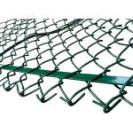 60mm 80mm Hole Size Small Chain Link Fence Diamond Wire Mesh For Tennis Courts for sale