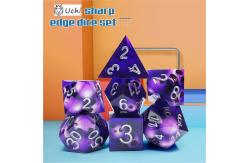 China Purple Crystal Skull Resin Boarding Dice Set Dragon and Dungeon supplier