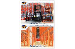 China Heavy Duty Steel Storage Racks For Warehouse , Narrow Aisle Pallet Racking supplier