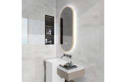China Green Materials Custom Bathroom Mirrors Eco Friendly Bathroom Mirror With Lights supplier