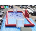 20*8m Red PVC Tarpaulin Inflatable Sports Games Outdoor Football Field for sale