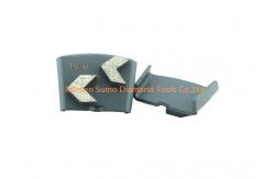 China Floor Grinder  HTC Diamond Tooling Two Arrow Concrete Grinding Disk supplier