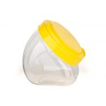 Transparent Food Grade Clear Pet Jars Plastic Screw Cap Waterproof