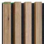 Contemporary Design Style Melamine Surface Fire Retardant Wood Veneer MDF Polyester Panel for sale