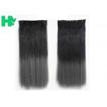Ombre Synthetic Hair Extensions , Synthetic One Piece Hair Extensions for sale