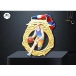 Basketball 65×4MM Cut Out  Medals for sale