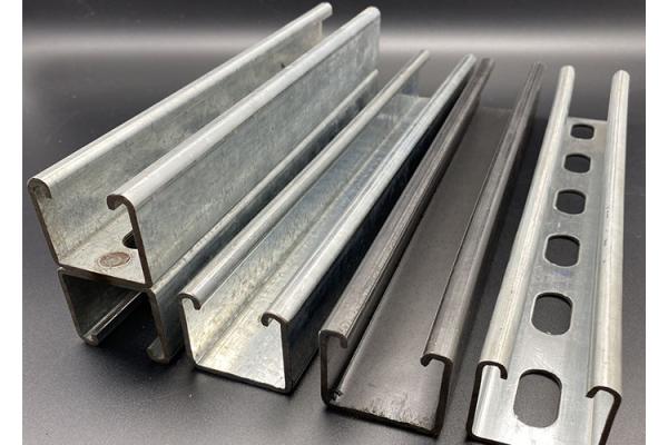 Pregalvanized Plain Slotted 1 58x1 58 Custom Unistrut Channel