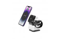 China 4-in-1 Rotational Wireless Charging Station with RGB Light supplier