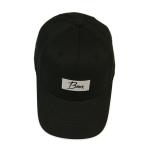 Ace Black Cotton Cap Adjustable Design Sports Baseball Cap Bsci for sale