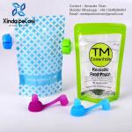 Recyclable Custom Plastic Bags Smell Proof Stand Up Spout Packaging Pouch On Sale With Zipper for sale