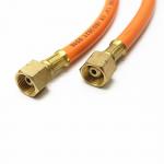 BS EN559 Orange Rubber LPG Gas Hose Assembly ID 6mm To 13mm Smooth Surface for sale