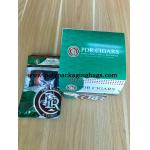 Display Box Green Printed BOPP Cigar Humidor Bags for sale