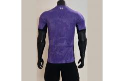 China Wear Durable 100% Polyester Jersey Purple Polyester Shirt supplier