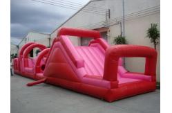 China Inflatable Military Obstacle Course For Park Amusement Park Games supplier