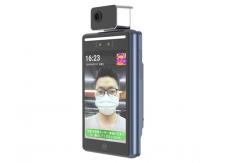 China Infrared Body Temperature Thermal Scanner Temperature Scanning Kiosk With Facial Recognition supplier