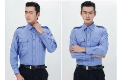 China Classic Stereo Lapel Male Security Guard Dress Uniform With Detachable Security Badges supplier