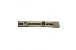 China Aluminum Embedded Wall Movable Power Rail System Desktop Electrical Outlet Panel supplier