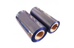 China Wax Blue White Thermal Transfer Ribbon Scratch Resistant supplier