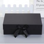 Custom Logo Printing Paper Magnetic Closure Gift Box With Ribbon Luxury Style for sale