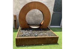 China Garden Decoration Corten Fountain Exquisite Artificial For Home supplier
