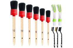 China Factory 11 Pieces Auto Detailing Brush Set Car Care Cleaning Brush Set supplier