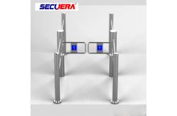 China RFID Control Wide Channel Security Turnstile Gate Automatic Swing LED Indicator Function supplier
