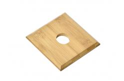 China UV Printing Square Wooden Coasters 10x 1cm Bamboo Drink Coasters supplier