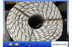 China 12MM Double Braided Nylon Pull Rope 3000kg Breaking Force ISO Certificated supplier