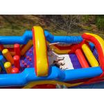 Playground Inflatable Obstacle Challenges , Blow Up Obstacle Course For Kids
