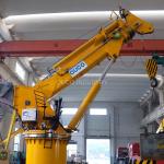 8T15M Telescopic Boom Crane Electric Hydraulic Marine for sale