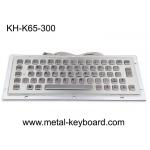Wired 65 Keys FCC PS/2 Stainless Steel Keyboard 300x110mm for sale