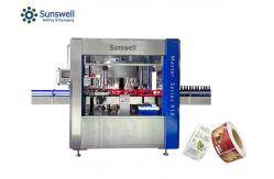China 220V Rolling Round Bottle Sticker Labeling Machine 9000 bottles/Hour supplier