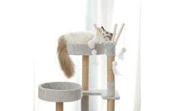China Scratch Resistant Modern Cat Tower Cat Climbing Frame Soft And Comfortable supplier