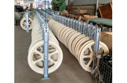 China MC Nylon Sheave 660mm Stringing Block For Overhead Line Transmission supplier
