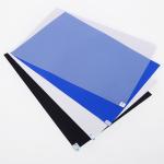 Customized Cleanroom Disposable Adhesive Laminated peel off transparent white blue sticky mat for sale