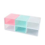 Ultralight ODM Clear Shoe Storage Boxes , Stackable Shoe Storage Containers for sale