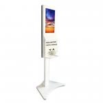 Hand Sanitizer 230W 450cd/m2 21 Lcd Digital Signage Totem for sale