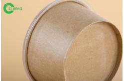 China Durable 8 Oz Microwave Safe Disposable Bowls For Porridge Flexo Printing supplier