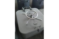 China Weather-tight Quick Action Steel Marine Hatch Cover with Strong Spring Hinges supplier