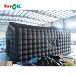 Portable LED Disco Lighting Mobile Night Club Tent Inflatable Cube Party Tent
