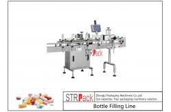 China Tablet Capsule Bottle Filling Line With Counted Machine And Cotton Inserting Machine supplier