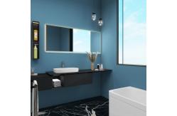 China High Tech Touch Custom Bathroom Vanity Mirrors High Versatility Shatter Resistant supplier