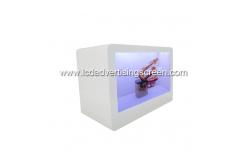 China Refrigerator White Show Case Display , Transparent LCD Glass Box supplier